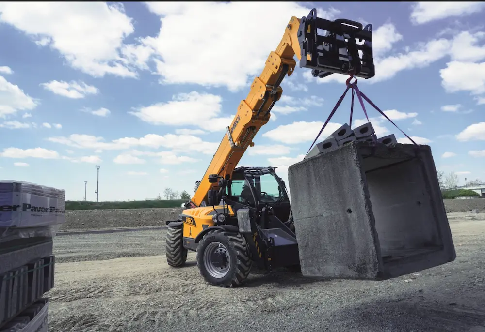 AI generated image of telehandler